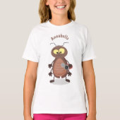 Grappig schattig kakkertekenfilm t-shirt (Voorkant)