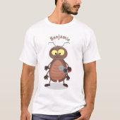 Grappig schattig kakkertekenfilm t-shirt (Voorkant)