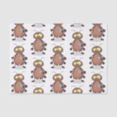 Grappig schattig kakkertekenfilm tissuepapier (Voorkant)