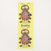 Grappig schattig kakkertekenfilm yogamat (Voorkant)