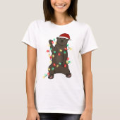 Grappig schattig kerst Beer T-shirt (Voorkant)