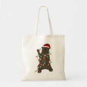 Grappig schattig kerst Beer Tote Bag (Voorkant)