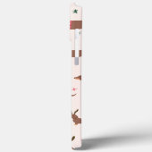 Grappig schattig kersthondenschildertje Case-Mate iPhone case (Achterkant / Links)