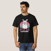 Grappig Schattig Llama 42e verjaardagscadeau voor T-shirt (Voorkant volledig)