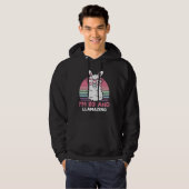 Grappig Schattig Llama 83e verjaardagscadeau voor  Hoodie (Voorkant volledig)