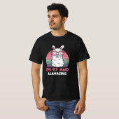 Grappig Schattig Llama 97e verjaardagscadeau voor T-shirt (Voorkant volledig)