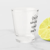 Grappig schattig meisje shot glas (Links)