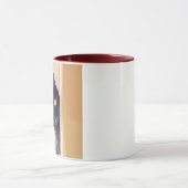 Grappig schattig, merkwaardig, geïllustreerde Mok (Midden)