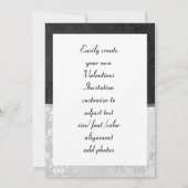 Grappig schattig olifant en hart Valentijnse  fees Kaart (Achterkant)