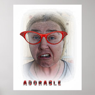 Grappig Schattig Poster! Poster