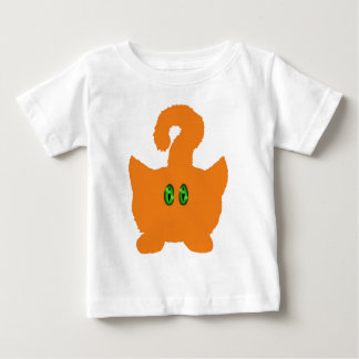 Grappig schattig rood cartoon-baby-shirt design