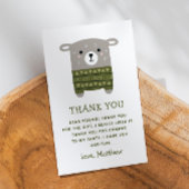 Grappig schattig schaap dier. Kids verjaardagsdier Bedankkaart