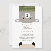 Grappig schattig schapendier. kinder baby zoo verj kaart (Voorkant)