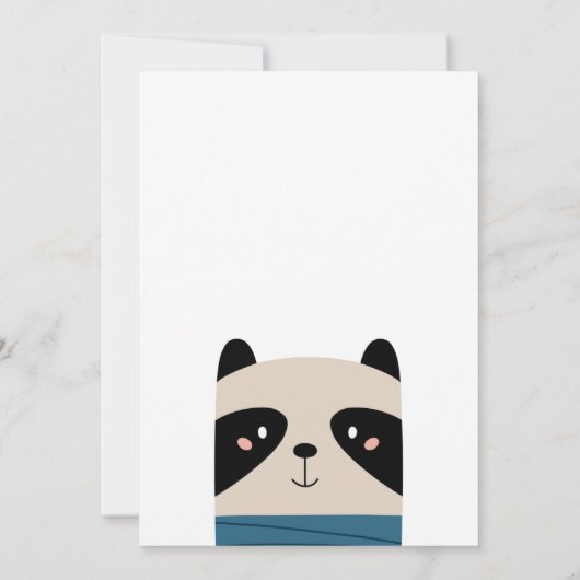 Grappig schattig schapendier. kinder baby zoo verj kaart (Achterkant)