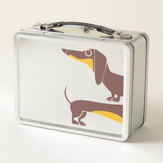 Grappig schattig teckel voor lange hond ouder (Achterkant)