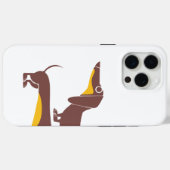 Grappig schattig teckel voor lange hond ouder Case-Mate iPhone case (Achterkant (horizontaal))