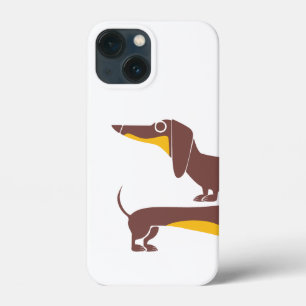 Grappig schattig teckel voor lange hond ouder Case-Mate iPhone case