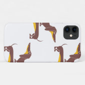 Grappig schattig teckel voor lange hond ouder Case-Mate iPhone case (Achterkant (horizontaal))