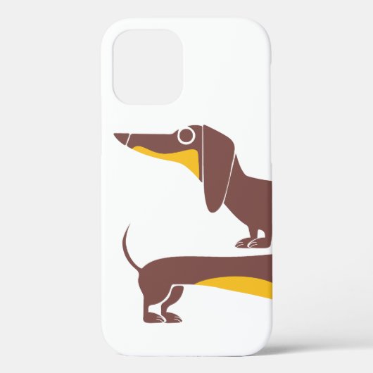 Grappig schattig teckel voor lange hond ouder Case-Mate iPhone case (Achterkant)