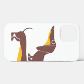Grappig schattig teckel voor lange hond ouder Case-Mate iPhone case (Achterkant (horizontaal))