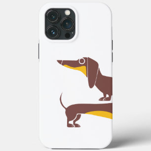 Grappig schattig teckel voor lange hond ouder Case-Mate iPhone case
