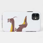 Grappig schattig teckel voor lange hond ouder Case-Mate iPhone case (Achterkant (horizontaal))
