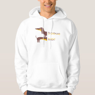 Grappig schattig teckel voor lange hond ouder hoodie