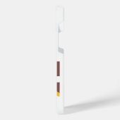 Grappig schattig teckel voor lange hond ouder iPhone hoesje (Linkerkant)