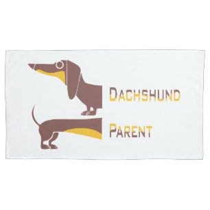 Grappig schattig teckel voor lange hond ouder kussensloop