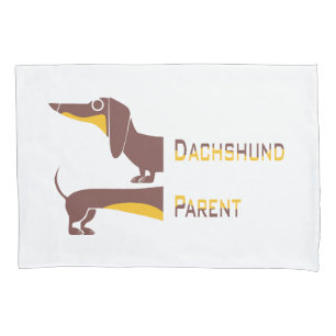 Grappig schattig teckel voor lange hond ouder kussensloop
