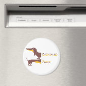 Grappig schattig teckel voor lange hond ouder magneet (Insitu (Vaatwasser))
