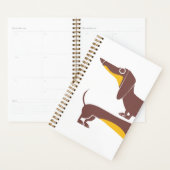 Grappig schattig teckel voor lange hond ouder planner (Display)