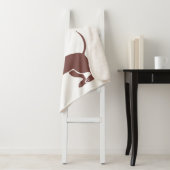 Grappig schattig teckel voor lange hond ouder sherpa deken (In situ)