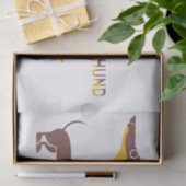 Grappig schattig teckel voor lange hond ouder tissuepapier (Geschenk)