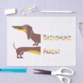 Grappig schattig teckel voor lange hond ouder tissuepapier (Craft)