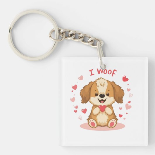 Grappig & Schattig Valentijnsdag Cadeau Sleutelhanger (voorkant)