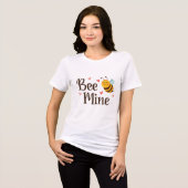 Grappig & Schattig Valentijnsdag Cadeau Tri-Blend Shirt (Voorkant volledig)