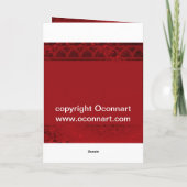 Grappig schattig zebra Valentijnsdag Feestdagen Kaart (Achterkant)