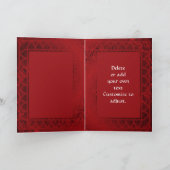 Grappig schattig zebra Valentijnsdag Feestdagen Kaart (Binnen)