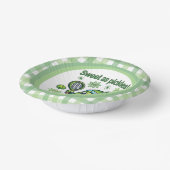 Grappig Schattig Zoet als Augurken Pickleball Papieren Kommen (Gebogen)