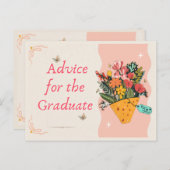Grappig & Schattige Afstuderen Advies Kaart (Voorkant / Achterkant)