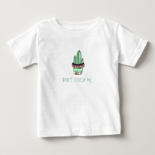 Grappig schattige baby cactus (Voorkant)