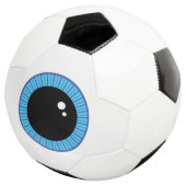 Grappig Schattige Blauw Oogbal Voetbal (Drie kwart)