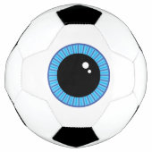 Grappig Schattige Blauw Oogbal Voetbal (Voorkant)