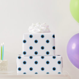 Grappig Schattige Blue Eyes Cadeaupapier