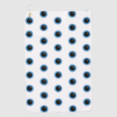 Grappig Schattige Blue Eyes Golfhanddoek (Voorkant)