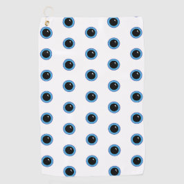 Grappig Schattige Blue Eyes Golfhanddoek