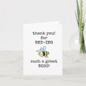 Grappig, Schattige, Boss Appreciation Day Kaart (Voorkant)