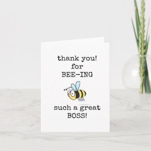 Grappig, Schattige, Boss Appreciation Day Kaart