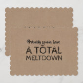 Grappig Schattige bruidsmeisje Maid of Honor Voors Kaart (Voorkant / Achterkant)